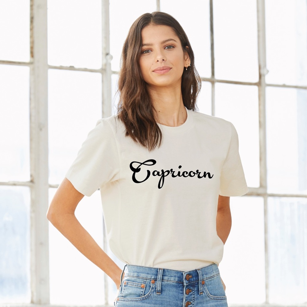 “Capricorn” Zodiac Sign Tee